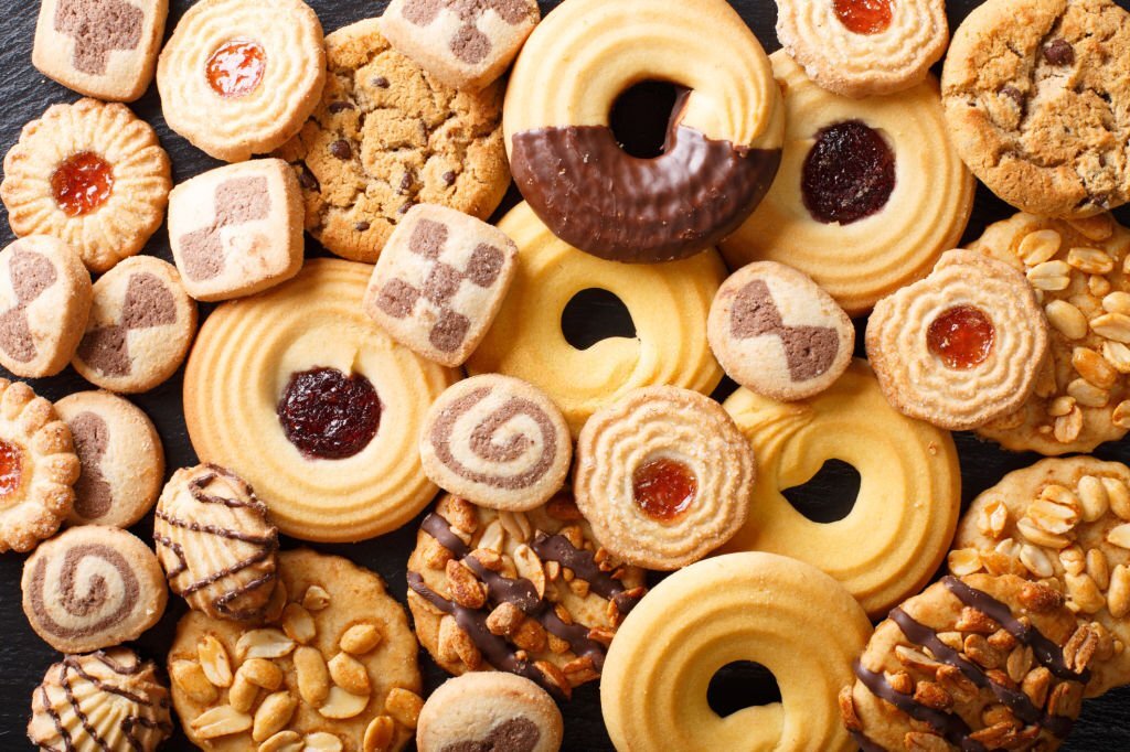 Nut & Sugar Sprinkling on Biscuits